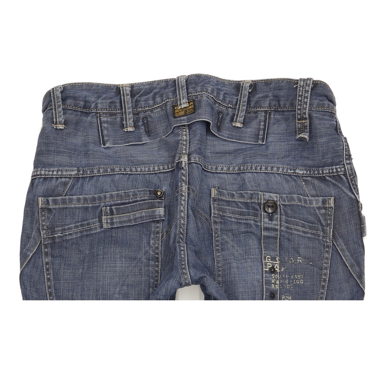 G-Star Raff Elwood Men Blue Straight Regular Jeans W36 L33