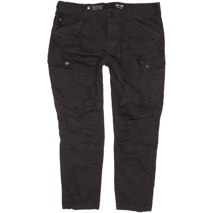 G-Star Roxic Men Black Tapered Regular Stretch Trousers W40 L32