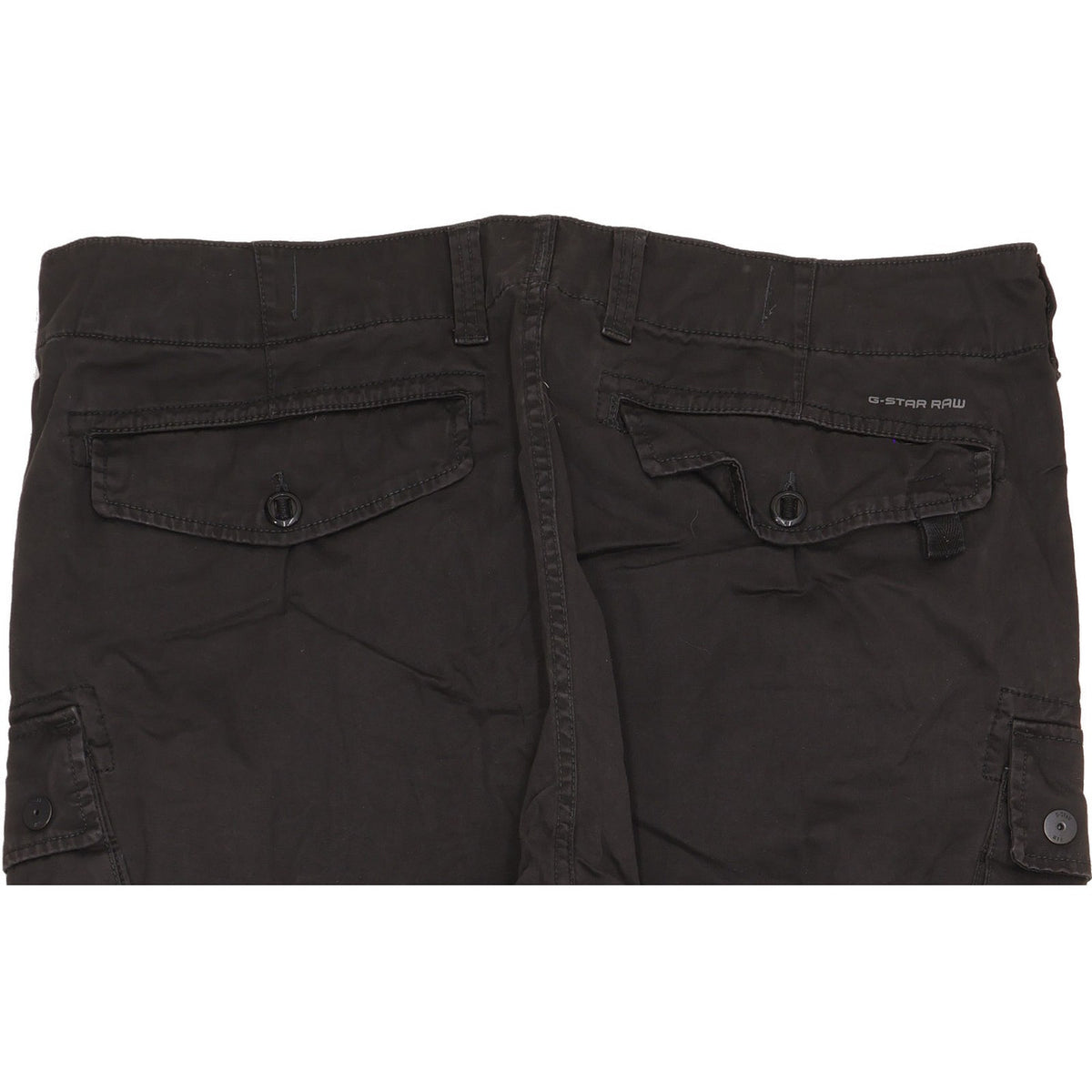G-Star Roxic Men Black Tapered Regular Stretch Trousers W40 L32
