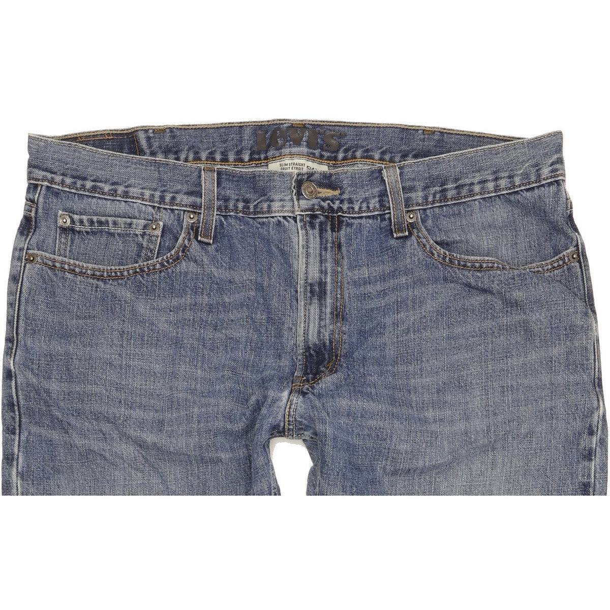 Levi's 514 Men Blue Straight Slim Jeans W38 L30