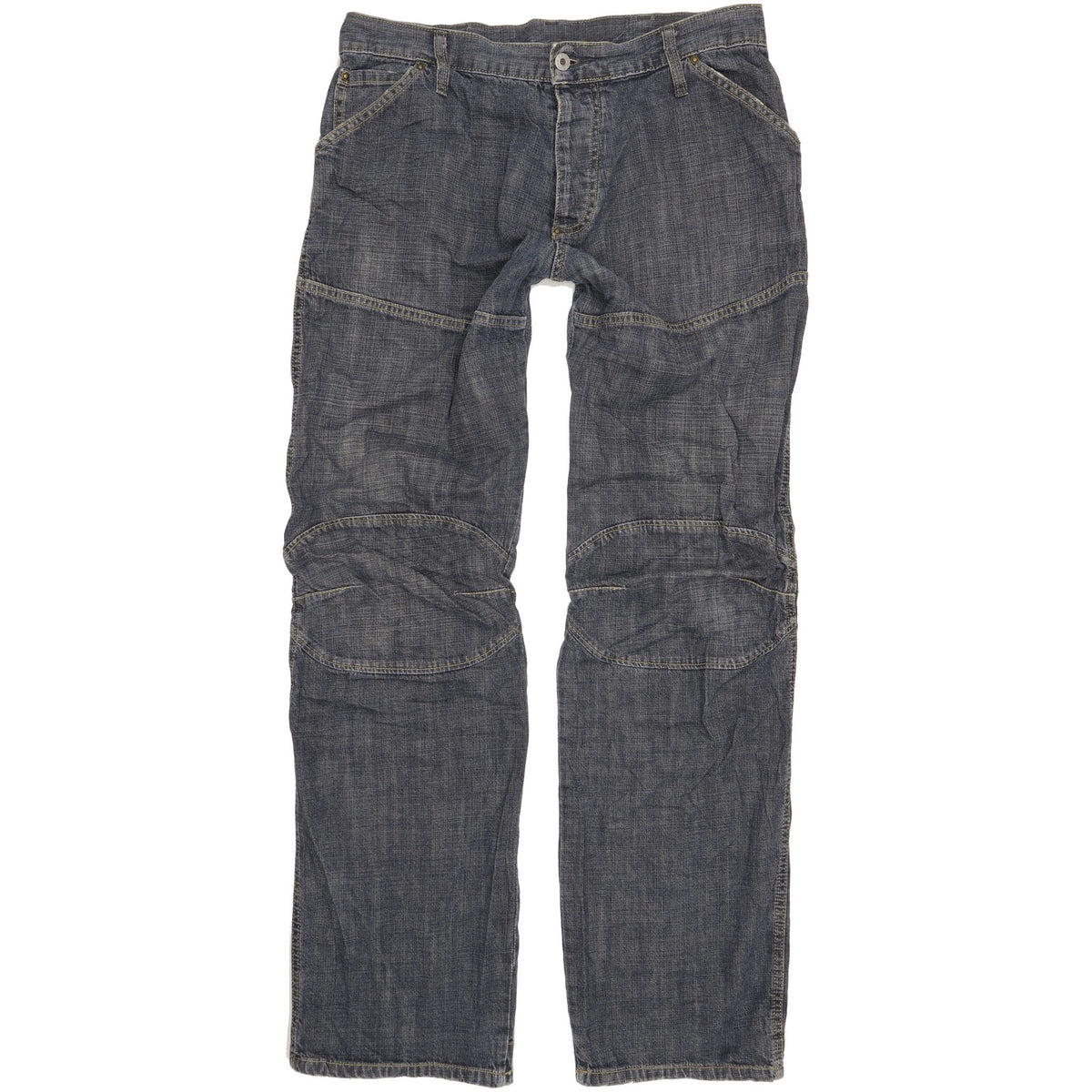 G-Star Elwood Men Blue Straight Regular Jeans W34 L36