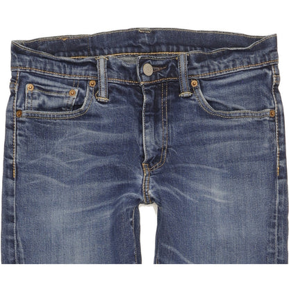 Levi's 511 Men Blue Straight Slim Stretch Jeans W30 L32