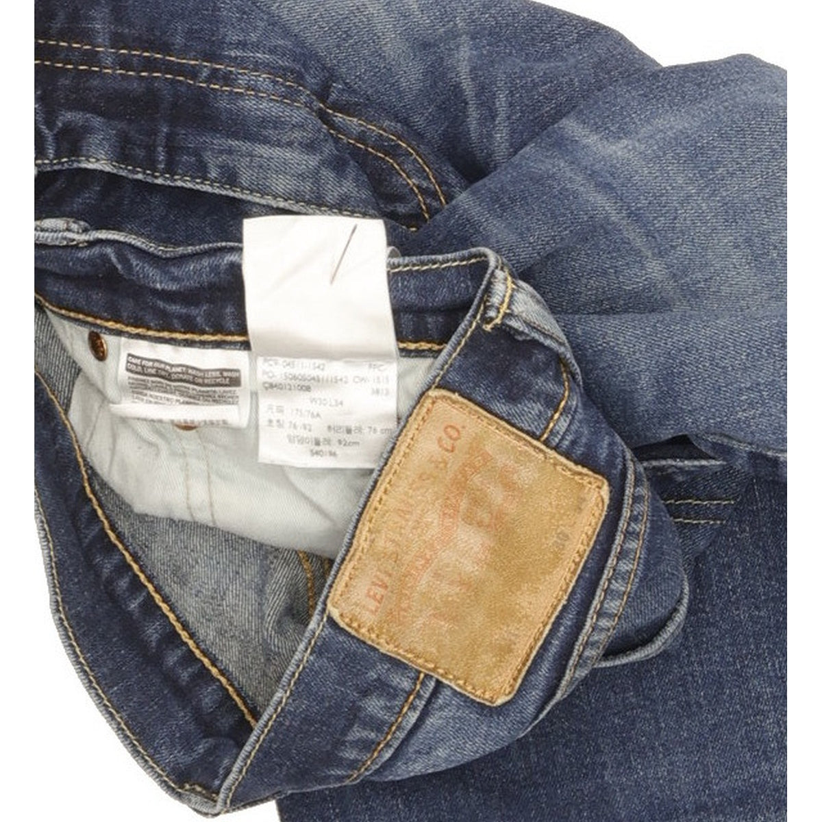Levi's 511 Men Blue Straight Slim Stretch Jeans W30 L32