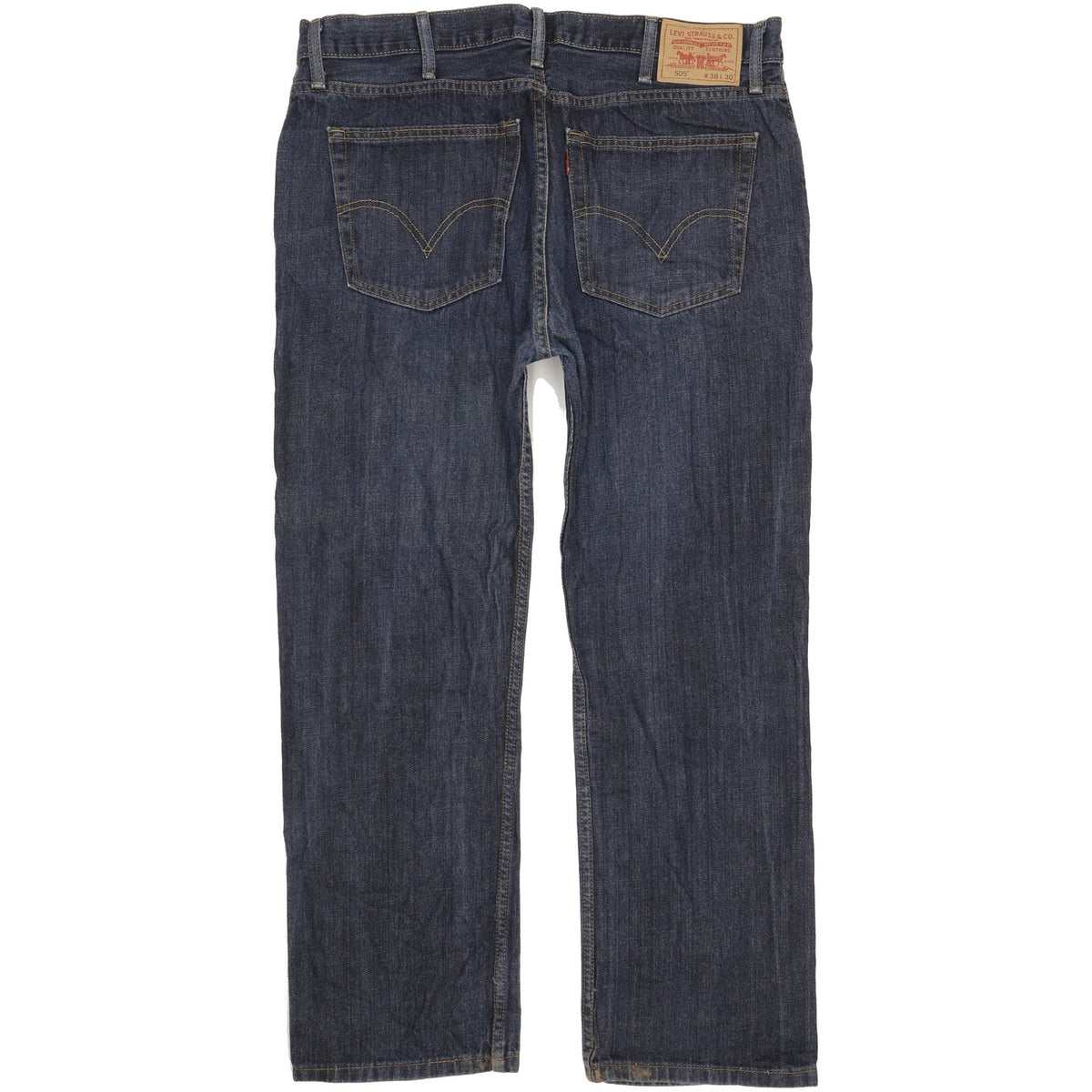 Levi's 505 Men Blue Straight Regular Jeans W38 L30
