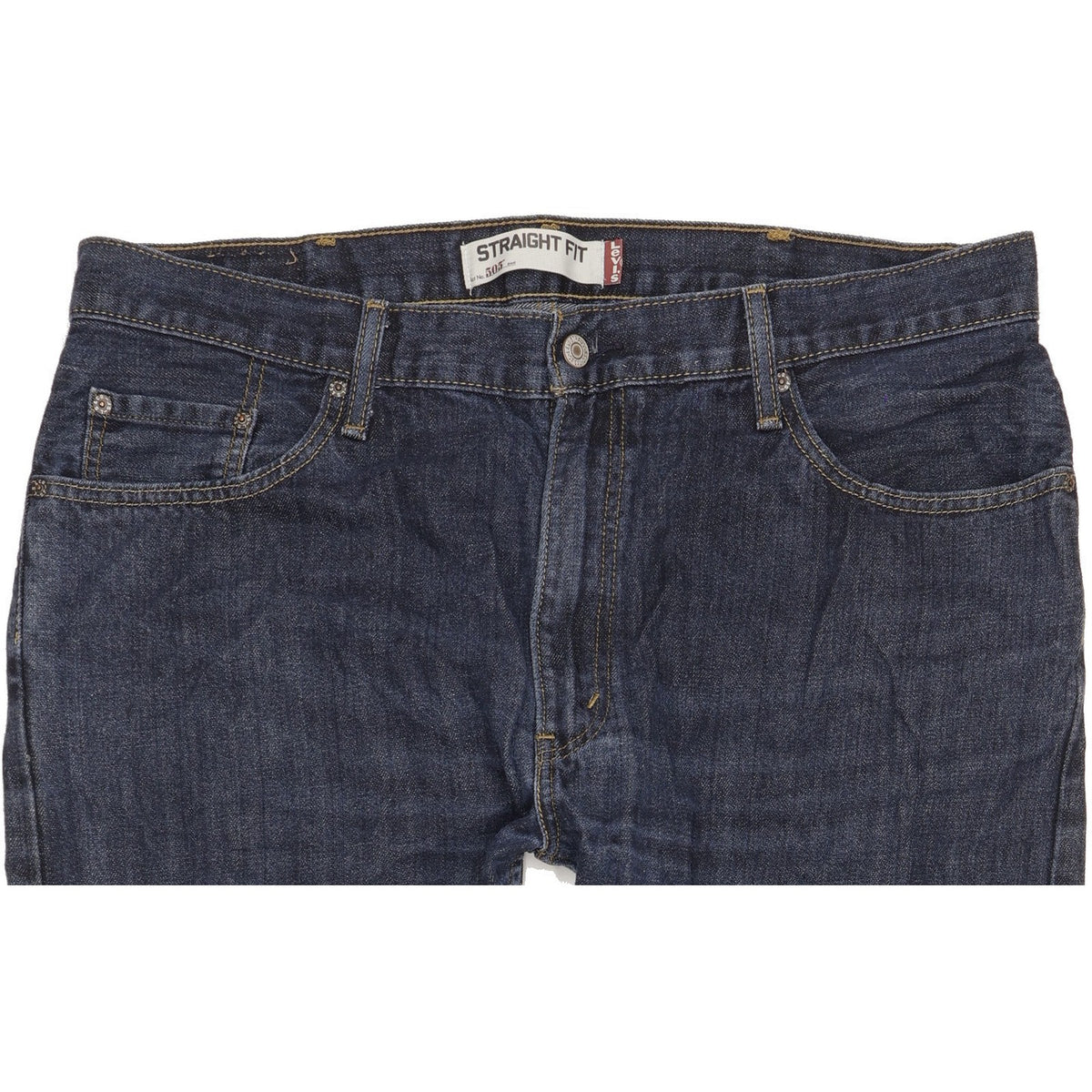 Levi's 505 Men Blue Straight Regular Jeans W38 L30