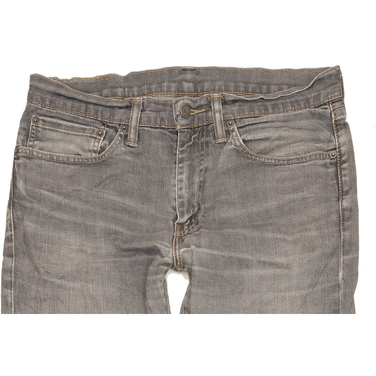 Levi's 511 Men Grey Straight Slim Stretch Jeans W34 L34