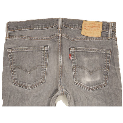 Levi's 511 Men Grey Straight Slim Stretch Jeans W34 L34