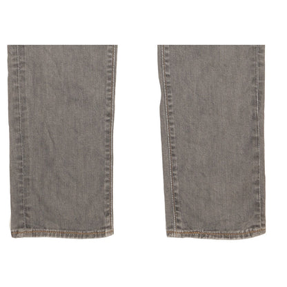 Levi's 511 Men Grey Straight Slim Stretch Jeans W34 L34