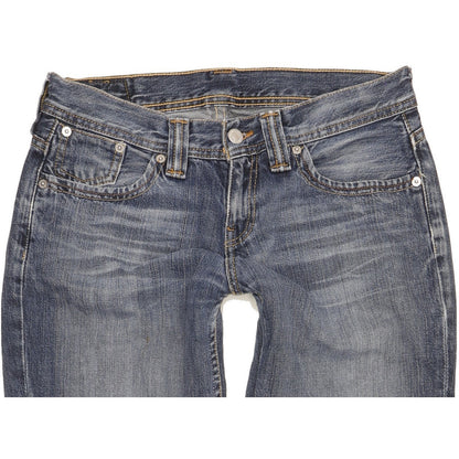 Levi's 524 Women Blue Straight Slim Jeans W29 L27