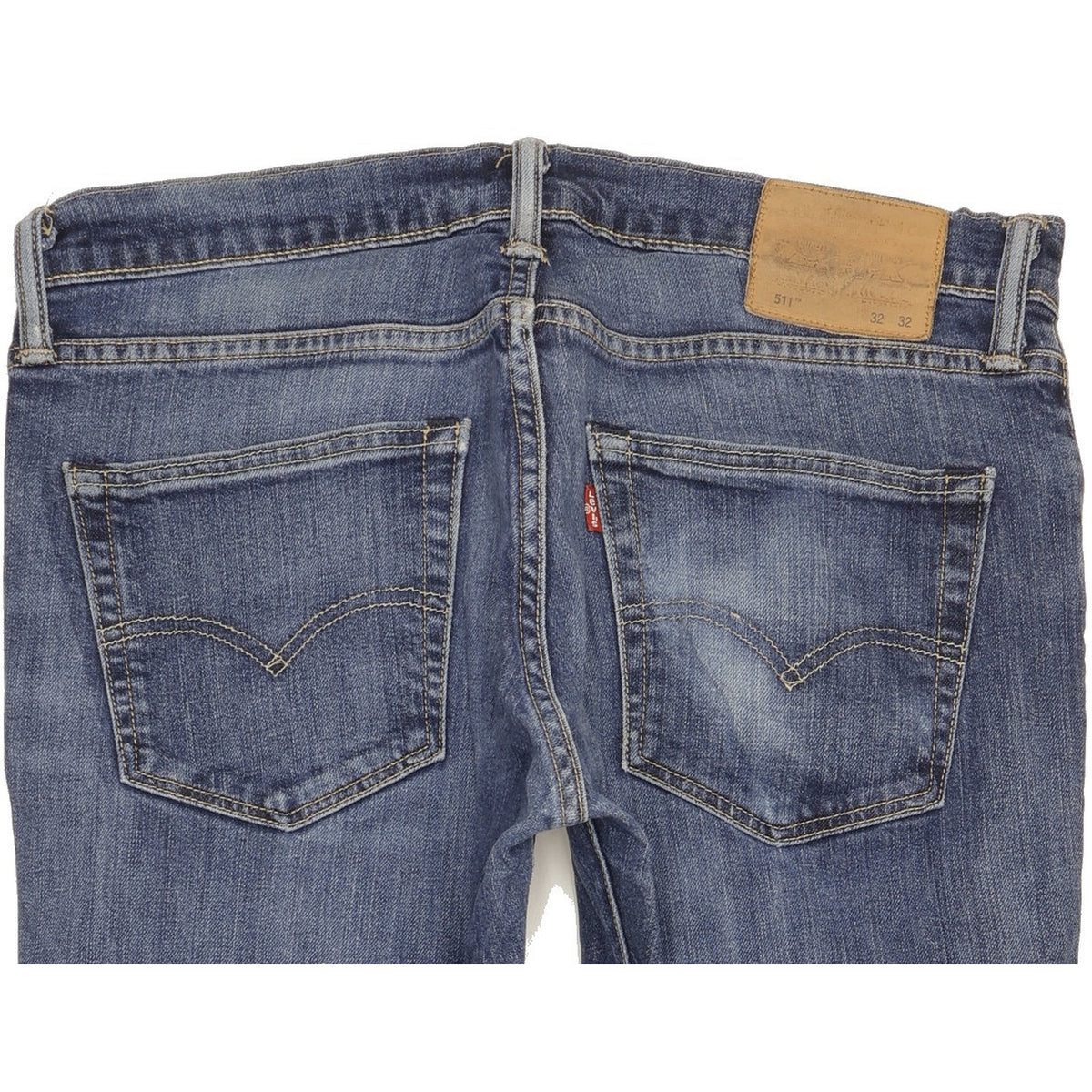 Levi's 511 Men Blue Straight Slim Stretch Jeans W32 L32