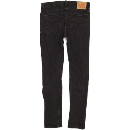 Levi's 510 Men Black Skinny Slim Stretch Jeans W33 L32
