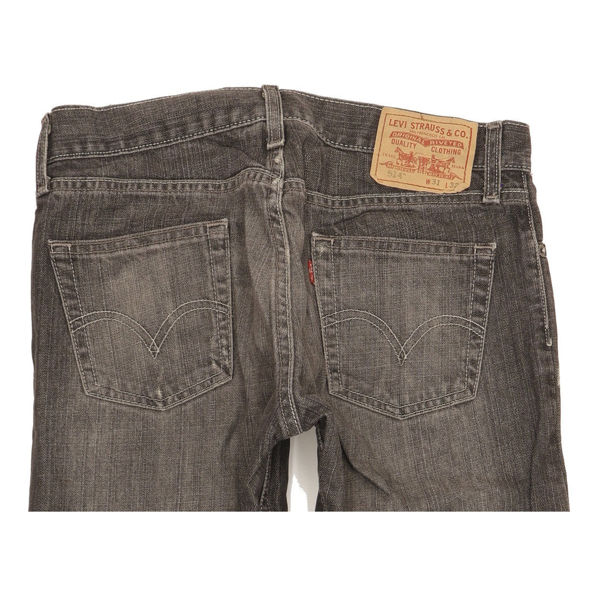 Levi's 514 Men Black Straight Slim Jeans W31 L32