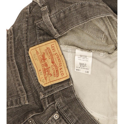 Levi's 514 Men Black Straight Slim Jeans W31 L32