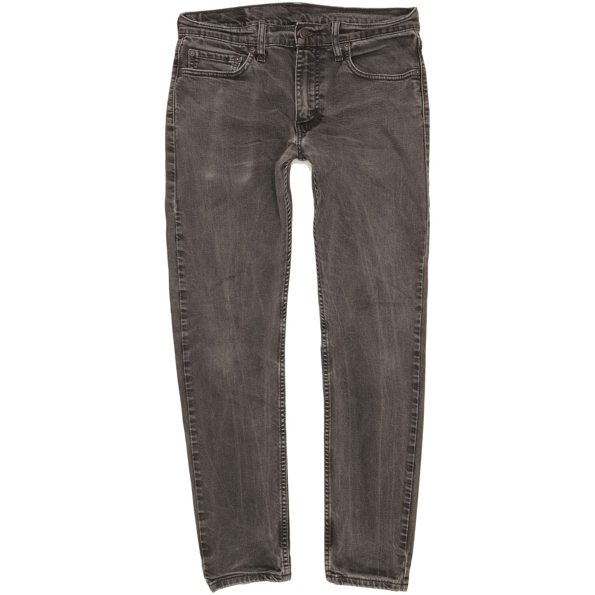 Levi's 512 Men Black Tapered Slim Stretch Jeans W32 L29