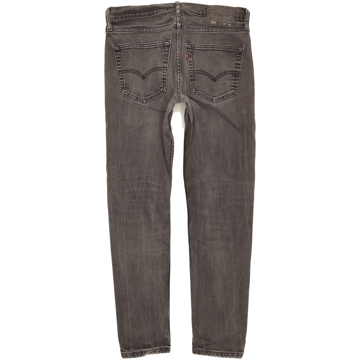Levi's 512 Men Black Tapered Slim Stretch Jeans W32 L29