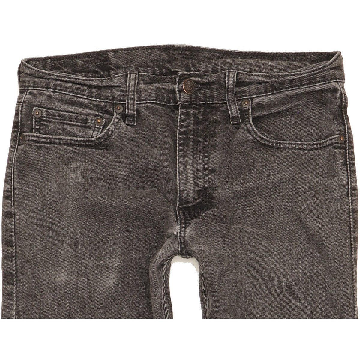 Levi's 512 Men Black Tapered Slim Stretch Jeans W32 L29