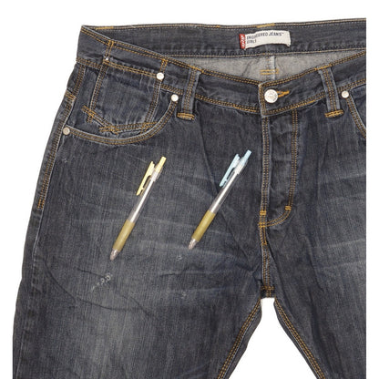 Levi's Women Blue Straight Regular Jeans W34 L26