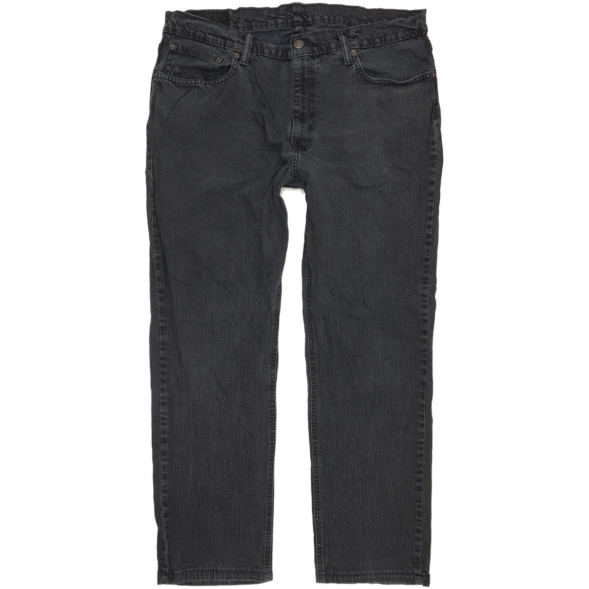 Levi's Men Black Straight Regular Stretch Jeans W36 L29