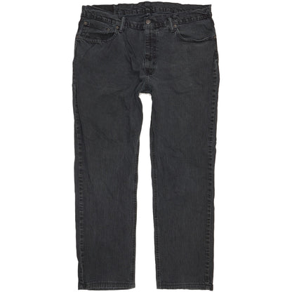 Levi's Men Black Straight Regular Stretch Jeans W36 L29