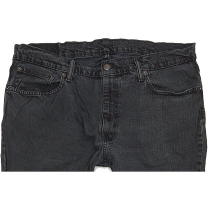 Levi's Men Black Straight Regular Stretch Jeans W36 L29