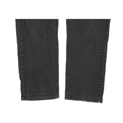 Levi's Men Black Straight Regular Stretch Jeans W36 L29