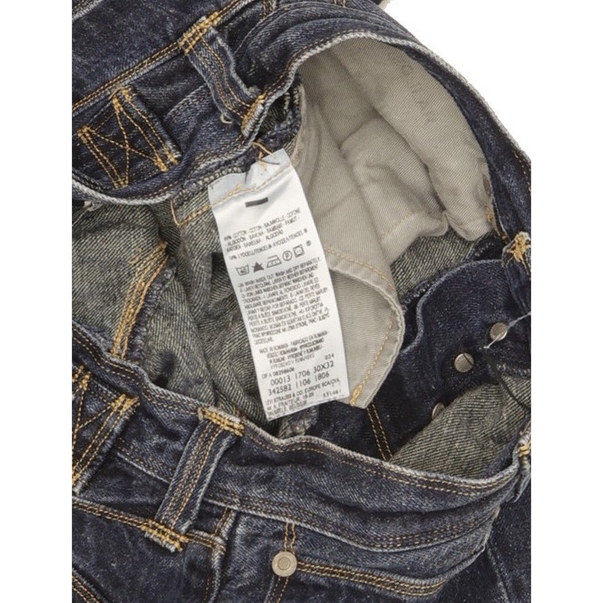 Levi's Engineering Type 13 Men Blue Straight Regular Stretch Jeans W30 L30
