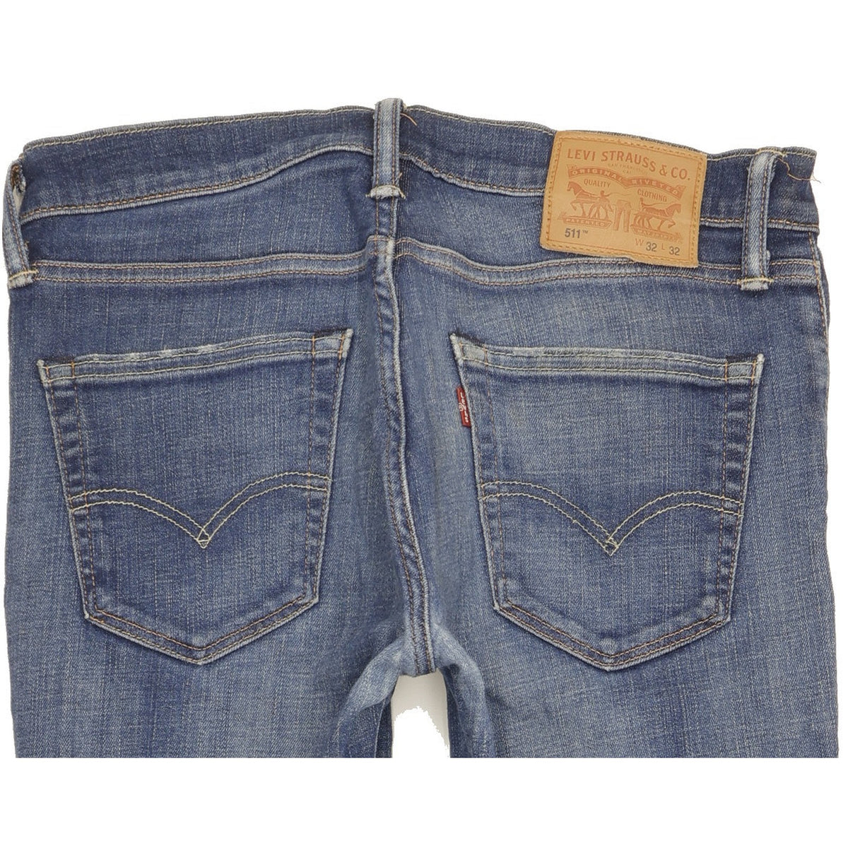 Levi's 511 Men Blue Straight Slim Stretch Jeans W32 L31