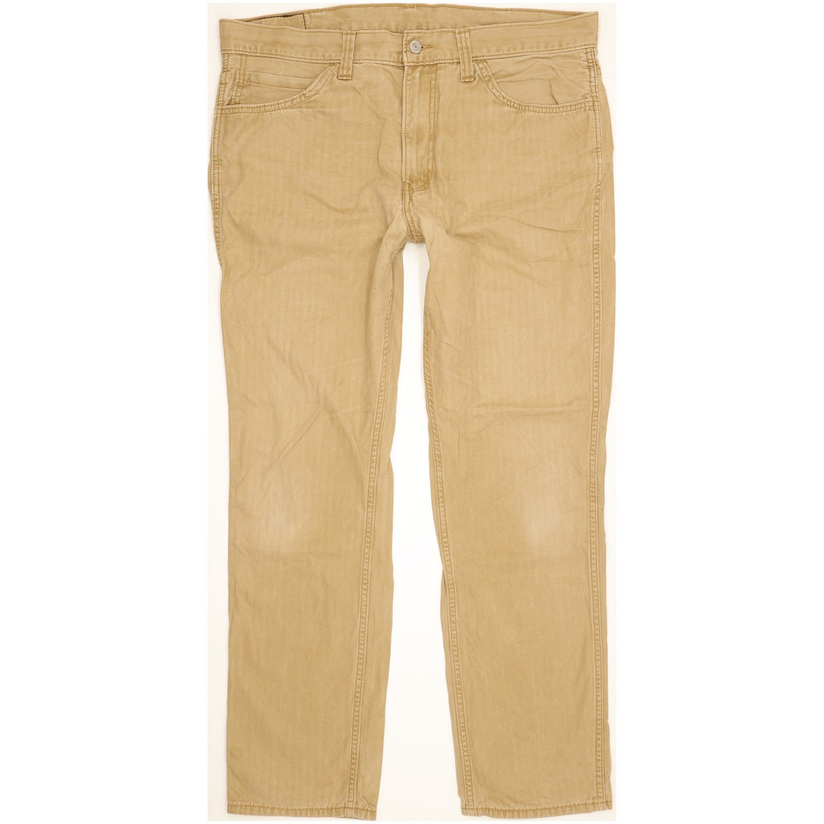 Levi's 511 Men Beige Straight Slim Jeans W38 L30