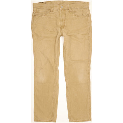 Levi's 511 Men Beige Straight Slim Jeans W38 L30