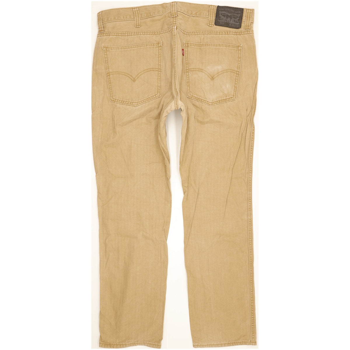 Levi's 511 Men Beige Straight Slim Jeans W38 L30