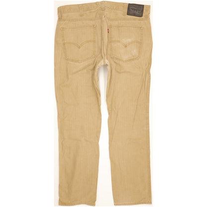Levi's 511 Men Beige Straight Slim Jeans W38 L30