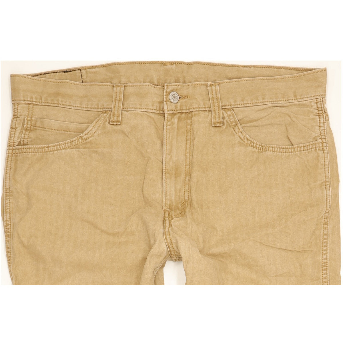 Levi's 511 Men Beige Straight Slim Jeans W38 L30
