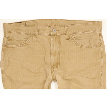 Levi's 511 Men Beige Straight Slim Jeans W38 L30