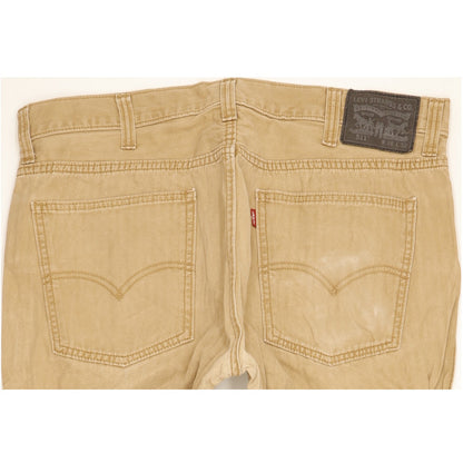 Levi's 511 Men Beige Straight Slim Jeans W38 L30