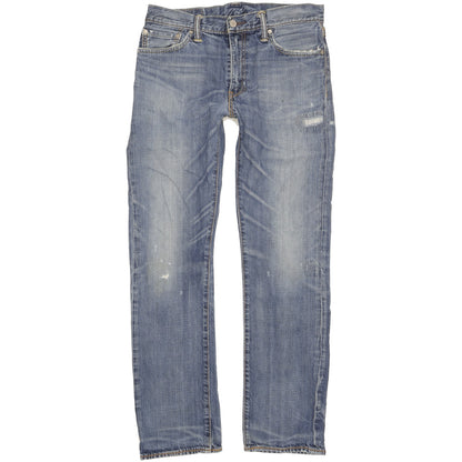 Levi's 504 Men Blue Straight Regular Jeans W32 L32
