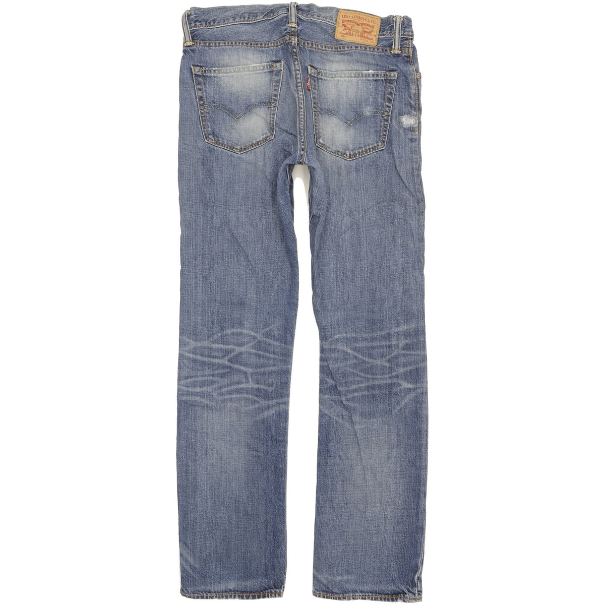 Levi's 504 Men Blue Straight Regular Jeans W32 L32