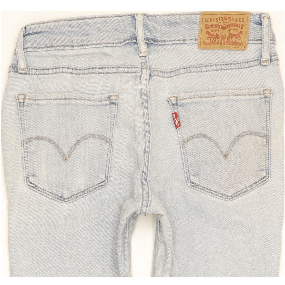 Levi's 711 Women Blue Skinny Slim Stretch Jeans W25 L30