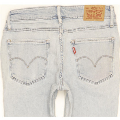Levi's 711 Women Blue Skinny Slim Stretch Jeans W25 L30