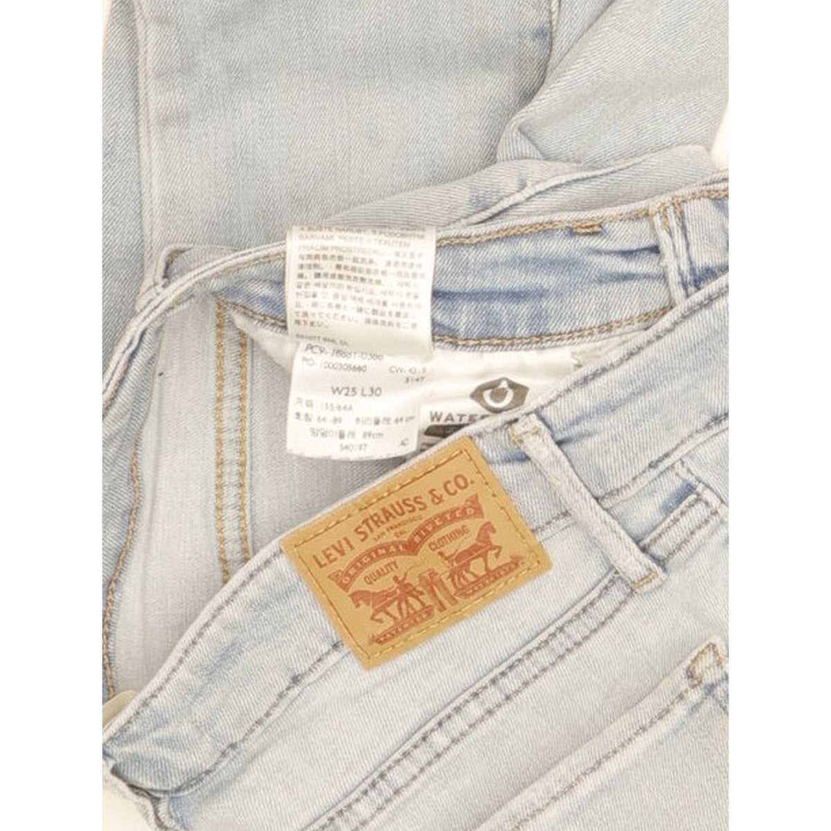 Levi's 711 Women Blue Skinny Slim Stretch Jeans W25 L30