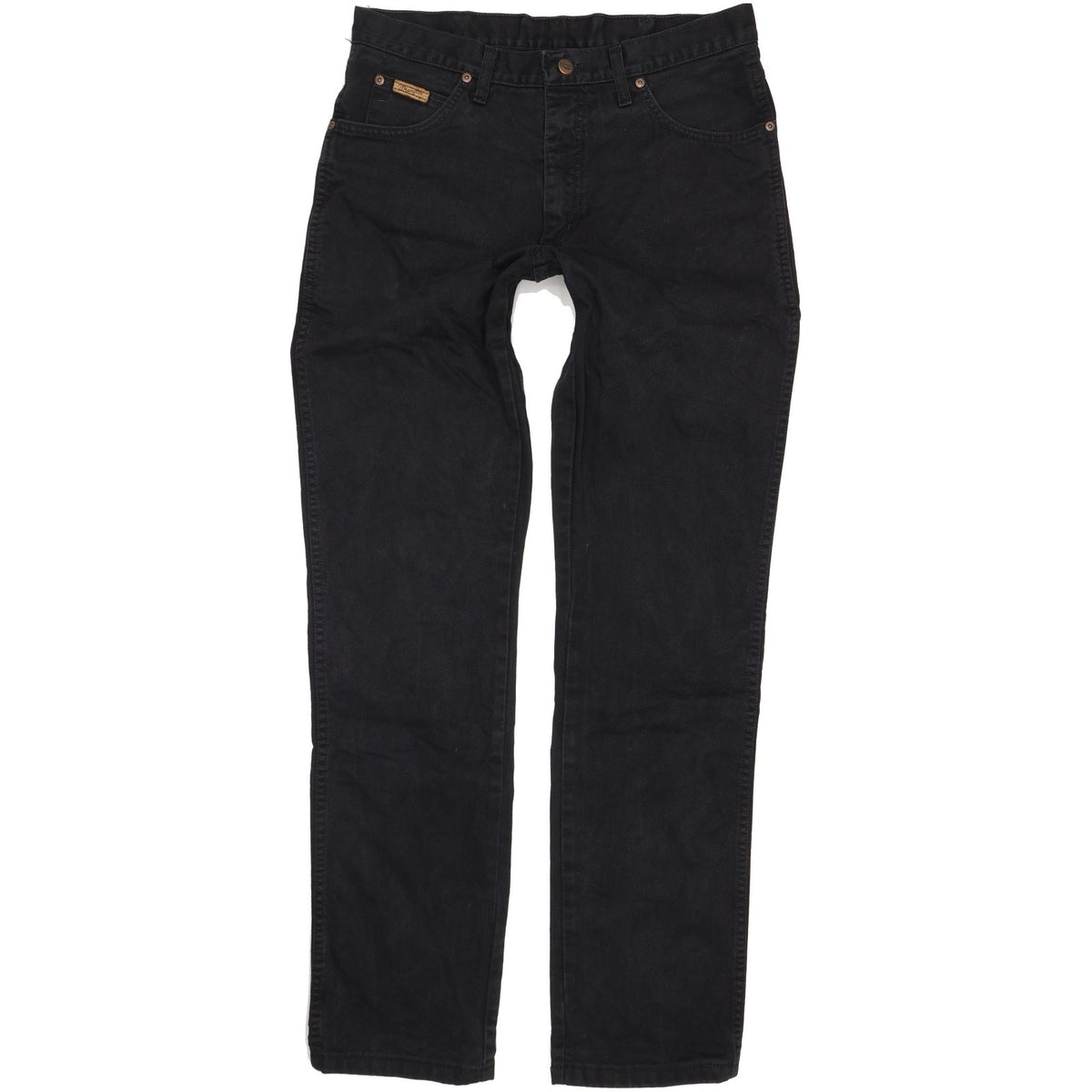 Wrangler Texas Men Black Straight Regular Jeans W34 L36