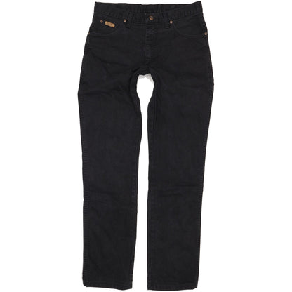 Wrangler Texas Men Black Straight Regular Jeans W34 L36