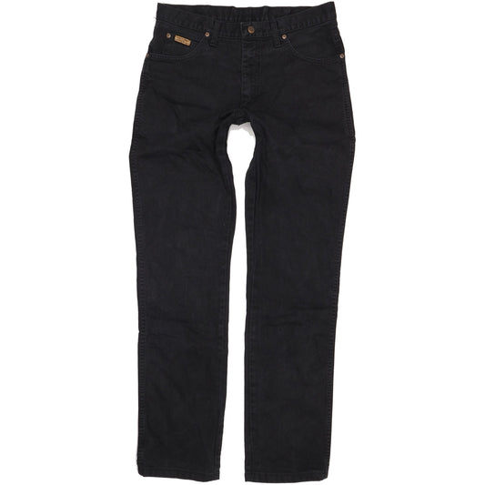 Wrangler Texas Men Black Straight Regular Jeans W34 L36