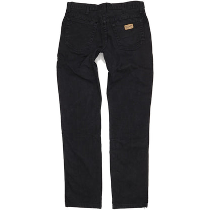 Wrangler Texas Men Black Straight Regular Jeans W34 L36