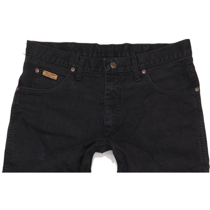 Wrangler Texas Men Black Straight Regular Jeans W34 L36