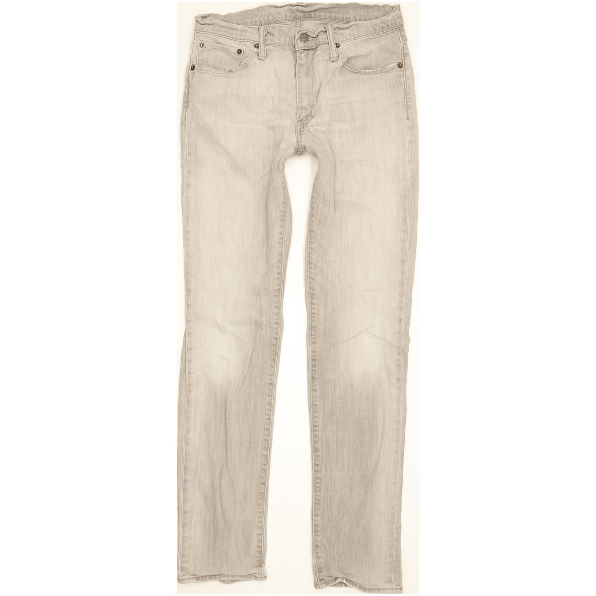 Levi's 511 Men Grey Straight Slim Stretch Jeans W32 L33