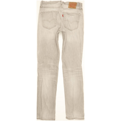 Levi's 511 Men Grey Straight Slim Stretch Jeans W32 L33