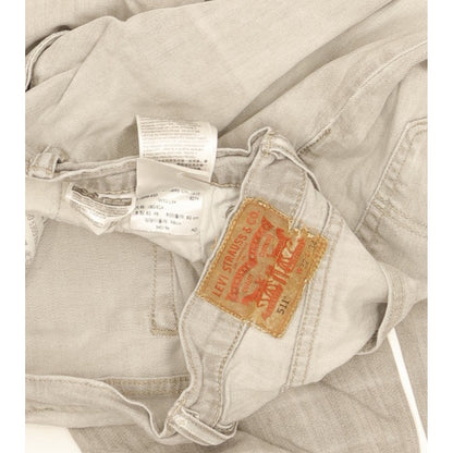 Levi's 511 Men Grey Straight Slim Stretch Jeans W32 L33