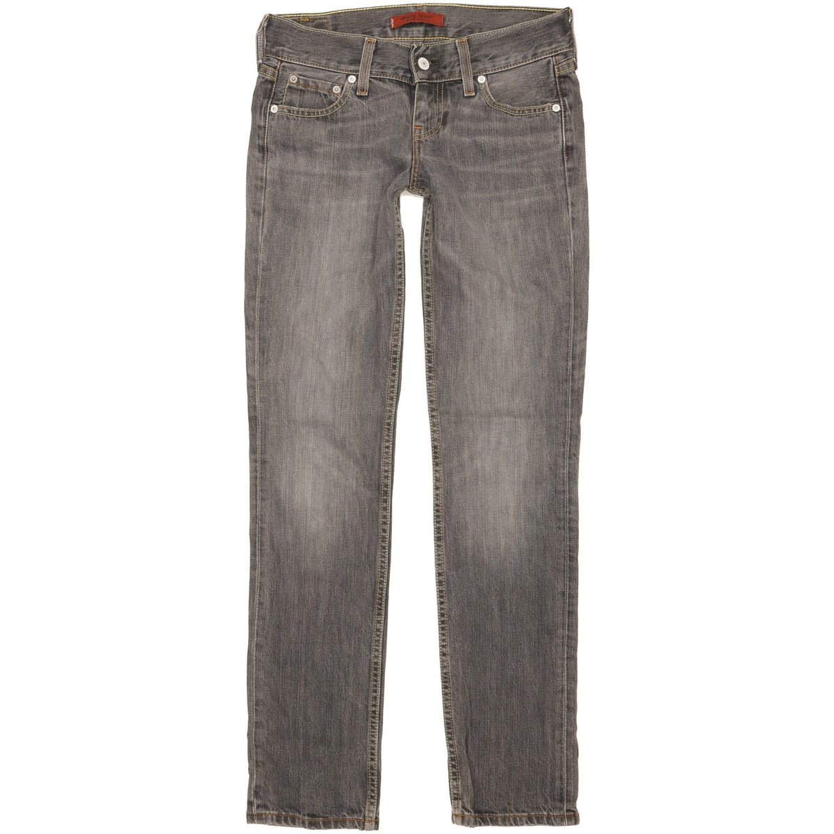 Levi's 558 Women Grey Straight Slim Jeans W27 L32