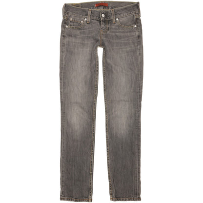 Levi's 558 Women Grey Straight Slim Jeans W27 L32