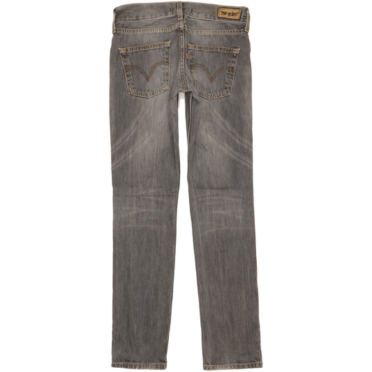 Levi's 558 Women Grey Straight Slim Jeans W27 L32